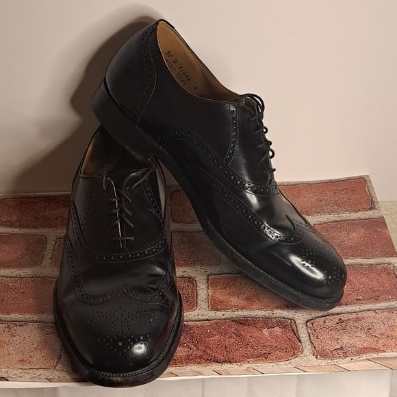Johnston & Murphy Other - Johnston & Murphy Optima Men’s Black Wingtip Oxfords Shoes Size 11